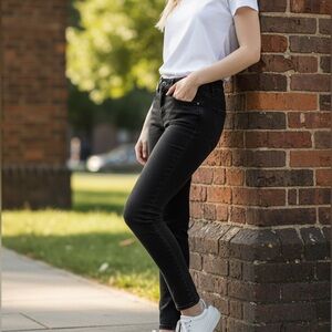 Hollister Women's Dark Gray Skinny Jeans